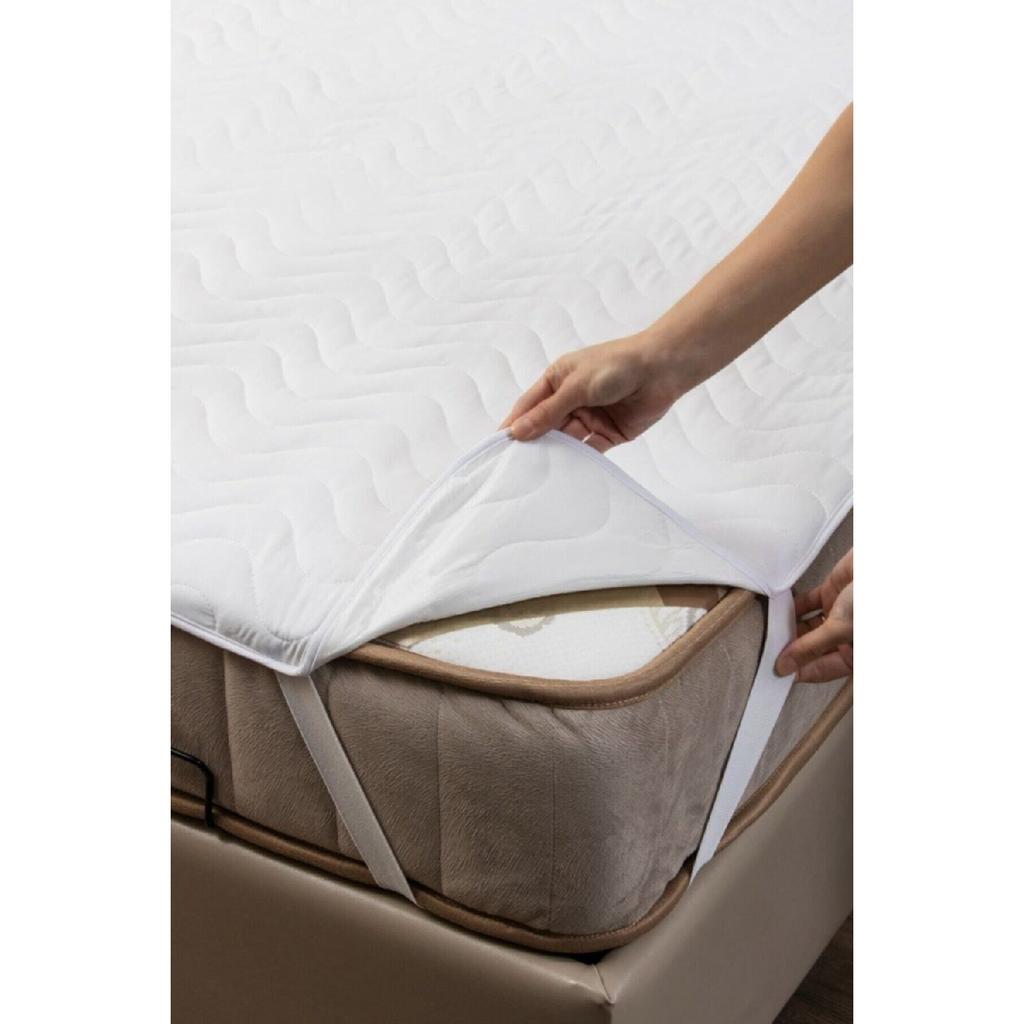 Quilted Double Mattress Protective Liquid Proof Mattress Cover (150X200)