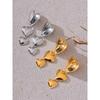 Yhpup Stainless Steel Heart Love Long Hanging Drop Earrings Women Waterproof Attractive Romantic High Quality Jewelry Gift