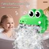 Crocodile Bubble Machine Bath Toy for Babies with Lights and Music