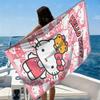 Cute Hello Kitty Microfiber Beach Towel Quick Dry Absorbent for Pool Travel BatCute Hello Kitty Beach Towel Soft Microfiberhroom