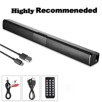 20W TV Sound Bar Wired and Wireless Bluetooth Speaker Home Surround SoundBar for PC Theater TV Speaker