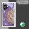 Fragrant Golden Mandala suitable for iPhone 17 Pro Max 16E 15 Pro 14 13 Plus 12 mini 11 XR Xs 7 8 16 Air black Glass Phone Case