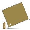Waterproof Tent Sheet, Picnic Sheet, Ground Sheet, Double-Sided Waterproof, Sunshade, UV Protection, Lightweight, with Storage Bag, Perfect for Outdoo