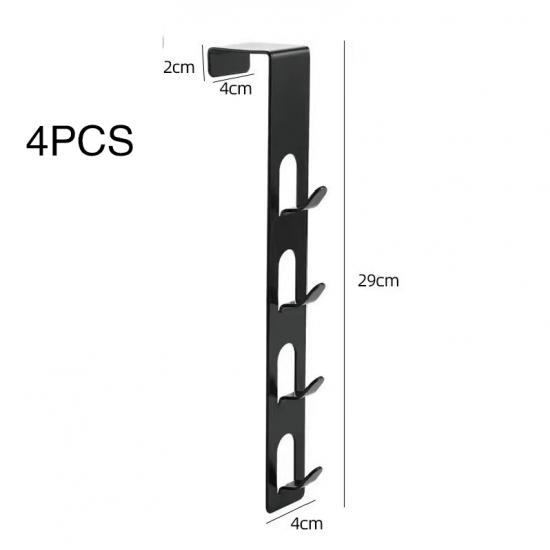 Door hook, no drilling, wall hanging clothes rack, bedroom clothes bag, iron hanging rack, door back vertical hanging clothes hook