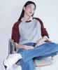 Abam Home Raglan Long Sleeve T-Shirt Wine