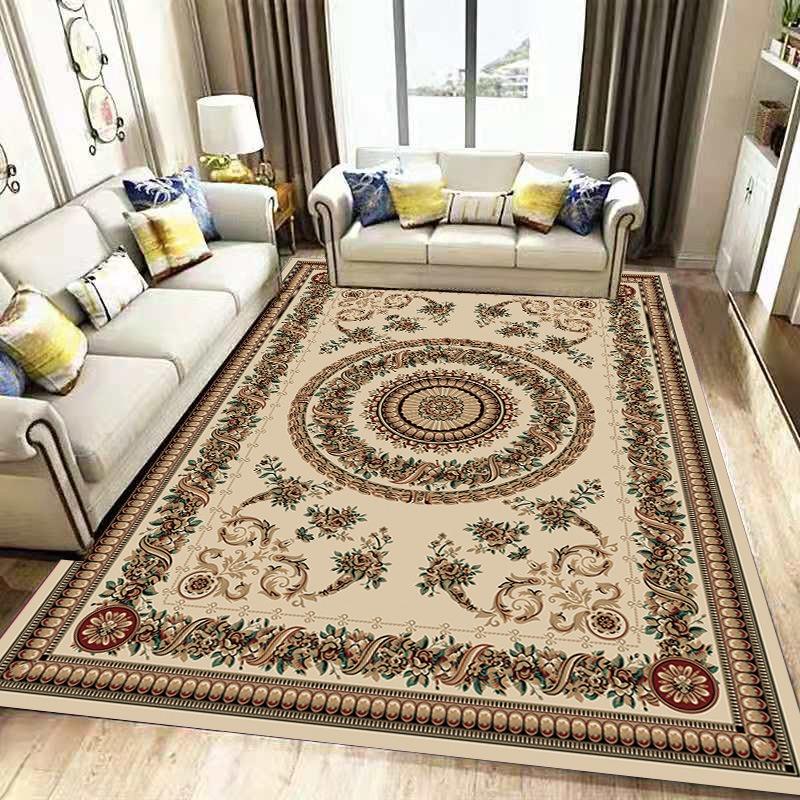 

Европа Персидский Стиль Ретро Ковер Гостиная Диван Спальня Прикроватный Кухня Входная Дверь Коврик Нескользящий Легкая Роскошь Домашний Декор Мат 40x60cm