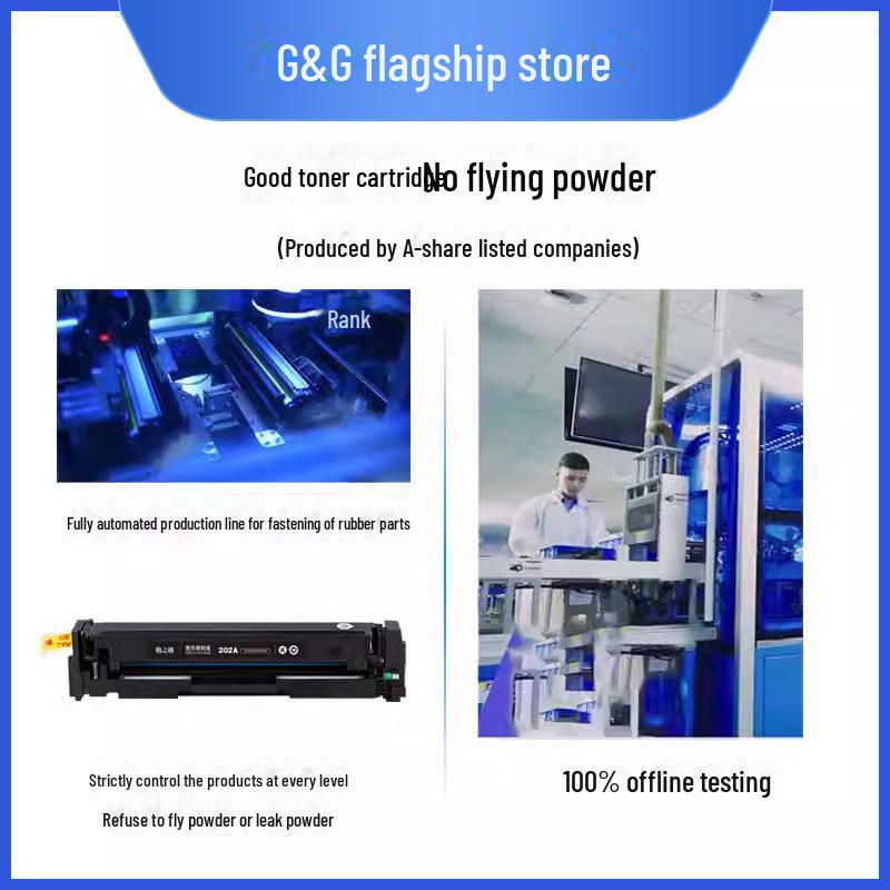 Gezhige Toner Cartridge for HP Models: M281fdw, M254dw, Cf500a, M254nw, M281fdn