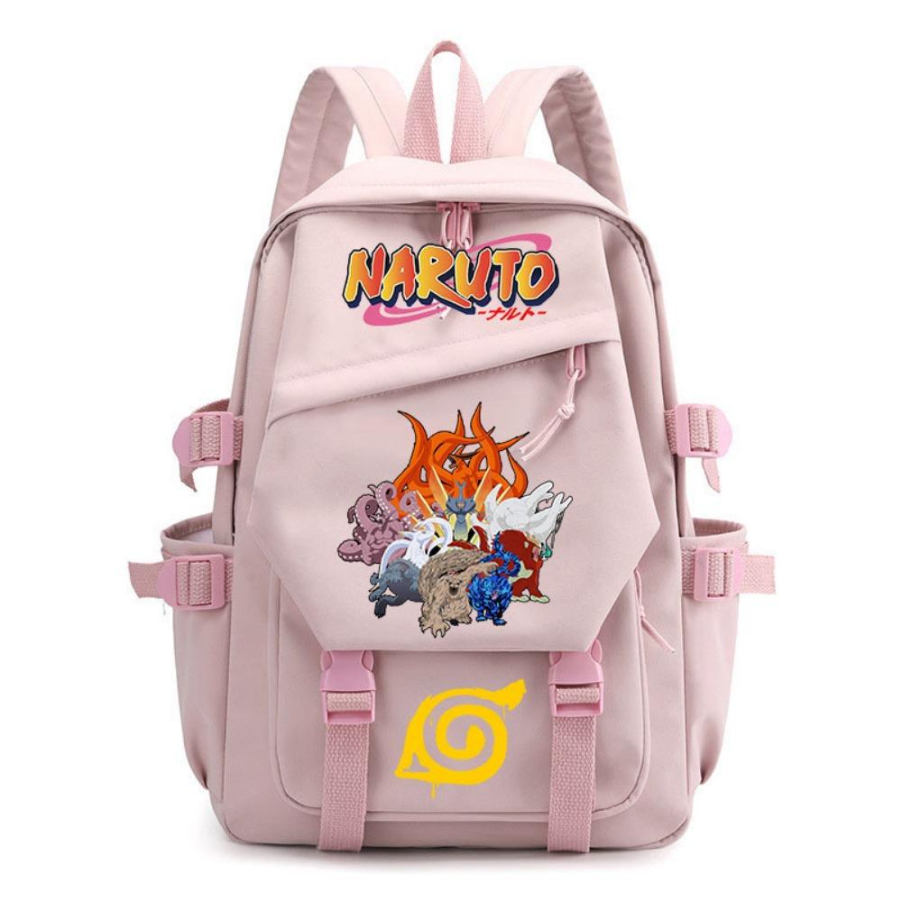 Anime Naruto Schoolbag Children's Backpack Elementary School Bag Boys and Girls Junior High School Students College Students Campus Backpack