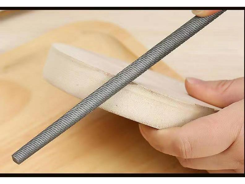 Steel File Set: Round, Half-Round, Flat, Triangular Metal Woodworking Grinding Tools