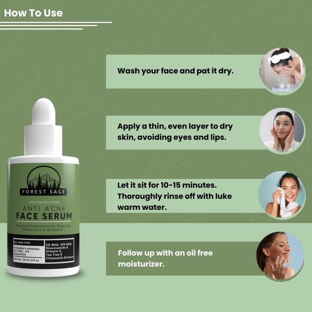 Forest Sage Anti Acne Face Serum