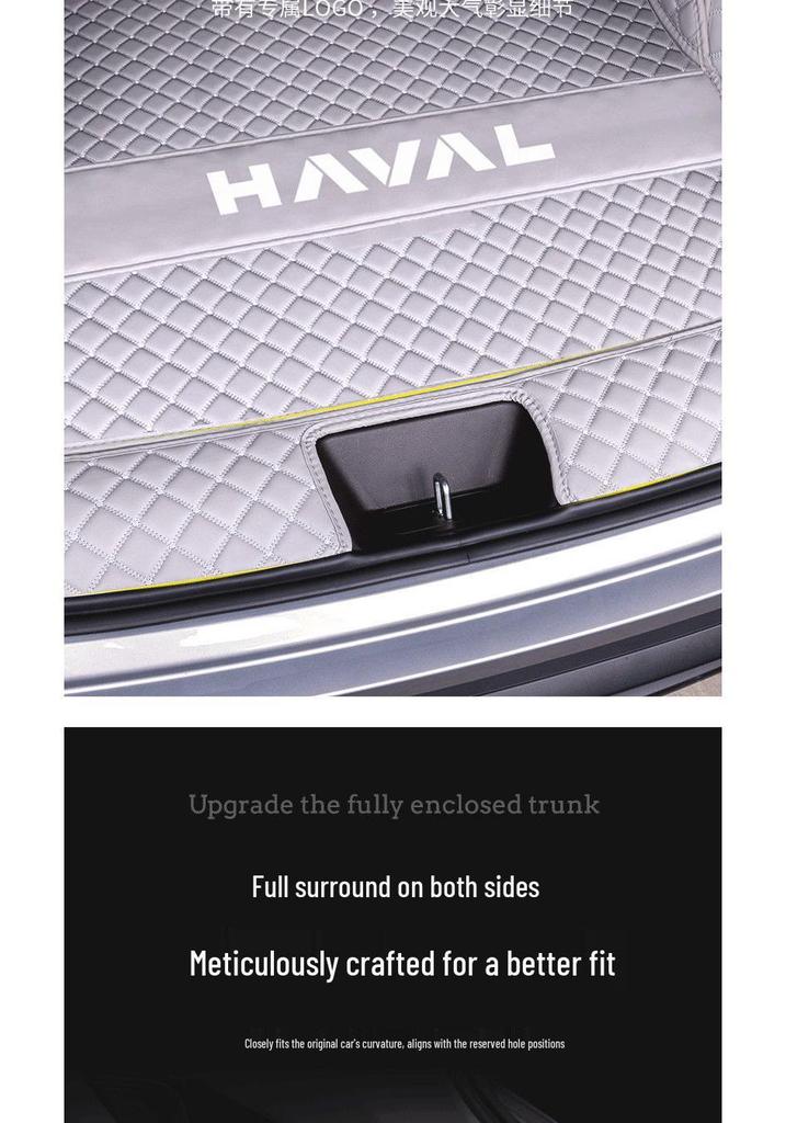 Haval H6L Trunk Mat: Eco-Friendly Large SUV Interior Tail Box Mat