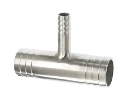 6 8 10 12 14 16 19 20 25 32 38-51mm Hose Barb Reducer Tee 3 Ways Splitter 304 Stainless Steel Hosetail Connector Coupler Fitting