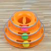 Cats Toy Ball Tower Track Interactive Toys 3 Level for Kitten Chase Exercise Game