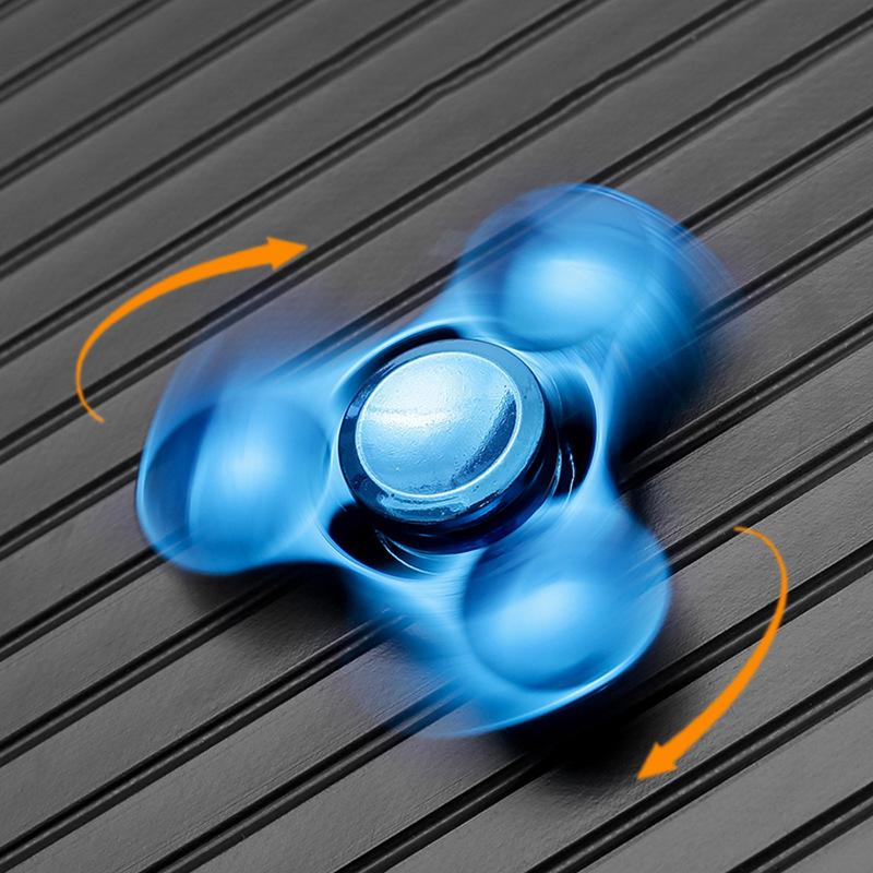 Fidget Rainbow Spinner Toys Metal Ufo Small Handheld Finger Spinners Gift For Kids Adults Spinning Top Focus Desk Fingertip