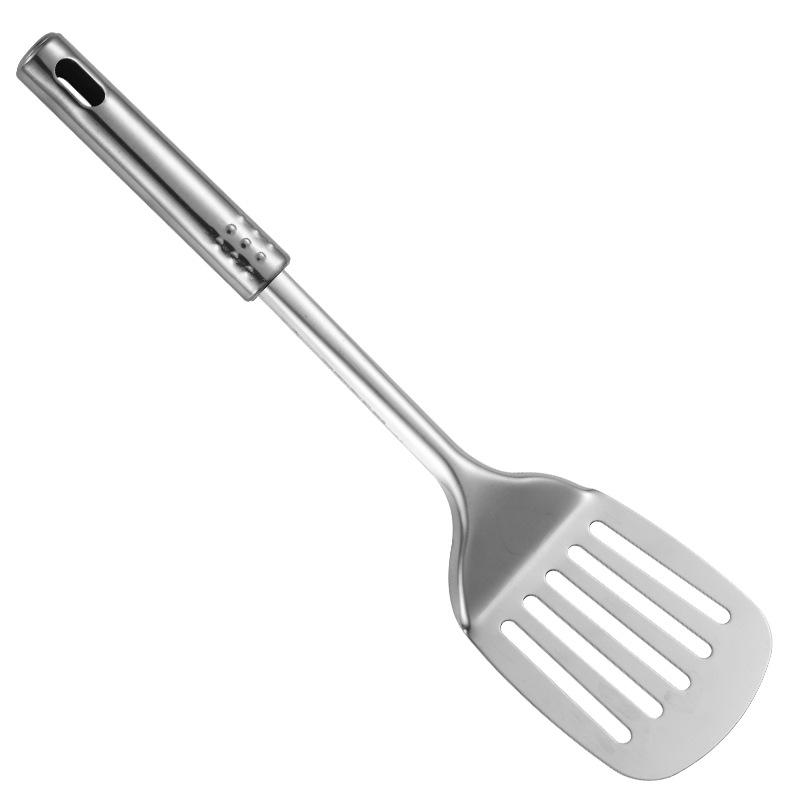 Stainless Steel Cookware Set: 1mm Thick, Includes Spatula, Frying Pan, Ladle, Nine Beads Design, Custom Logo Optional