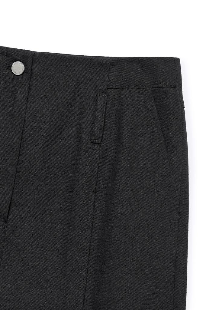 Current Sheer Mix Maxi Skirt [Black]