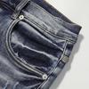 Purple Ripped Jeans - Men's Trendy Autumn Korean Style Trousers