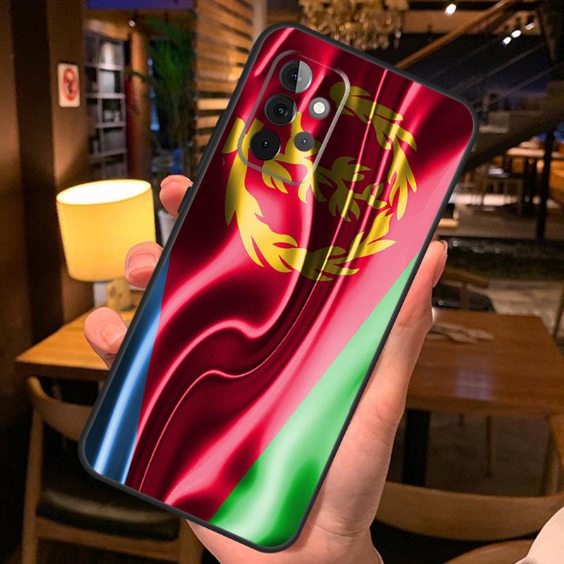 Eritrea Flag Case For Samsung Galaxy A54 A34 A14 A52 A32 A12 A13 A33 A53 A15 A16 A36 A56 A26 A06 A35 A55