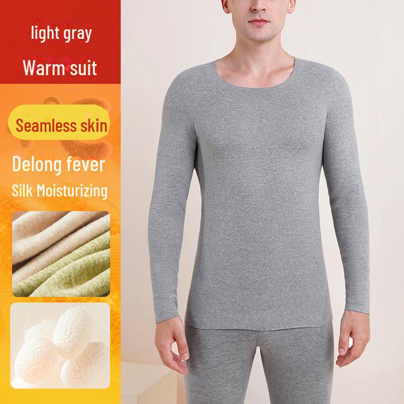 Dámská kašmírová hedvábná termoprádlová souprava: Německý samet, Silný, Útulný, Nezbytnosti pro podzim a zimu.