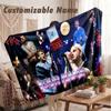 Custom Name Flannel Blanket,Alex Warren Lightweight Warm Bed Blanket For Couch & Holiday Gift