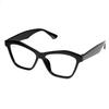 2pcs Women's Trendy Reading Glasses Fashion Blue Light Blocking Hyperopia Eyewear for Men Ladies Square Far Sight Eyeglasses