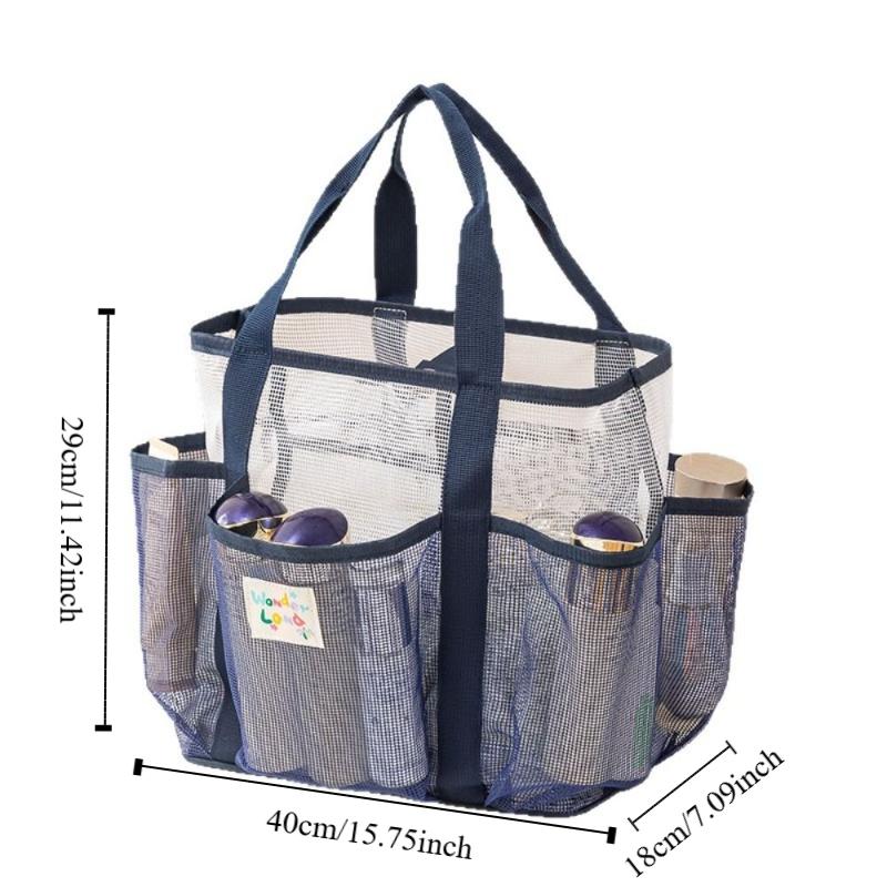 Handbag Clothes Storage Bag Fresh Color Hanging Shower Organizer Mesh Toiletry Bag  Cosmetic Bag