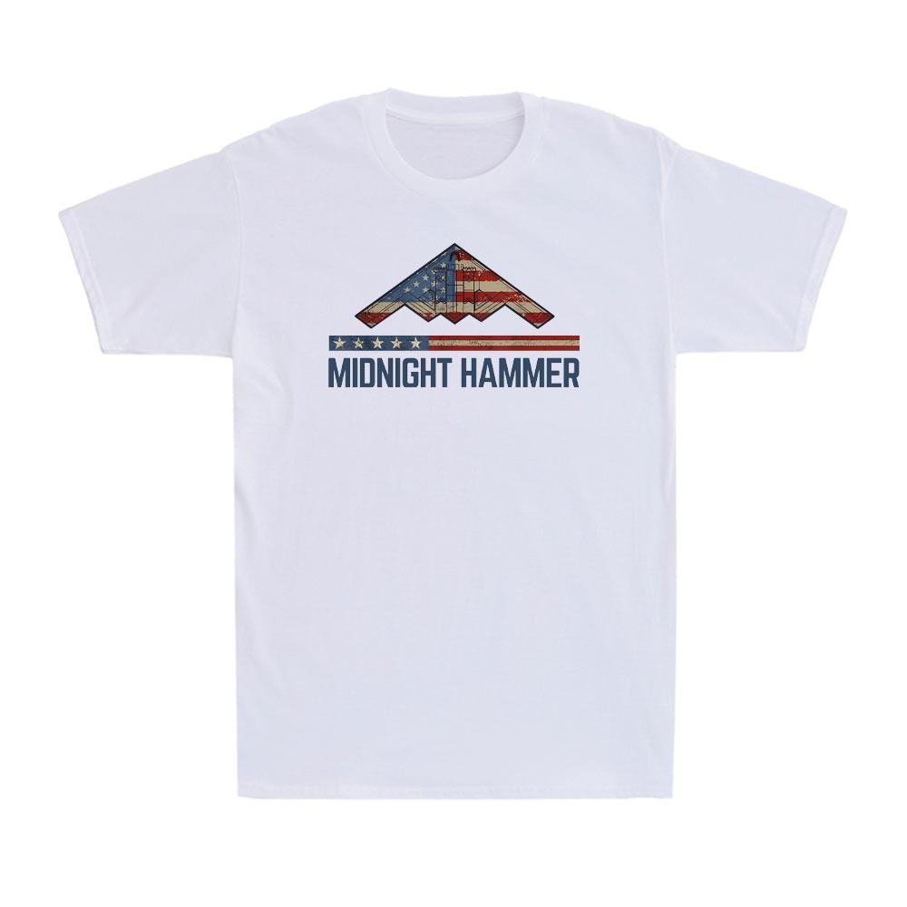 Midnight Hammer B-2 Stealth Jet Operation Midnight Hammer US Flag Men s T-Shirt S разноцветный