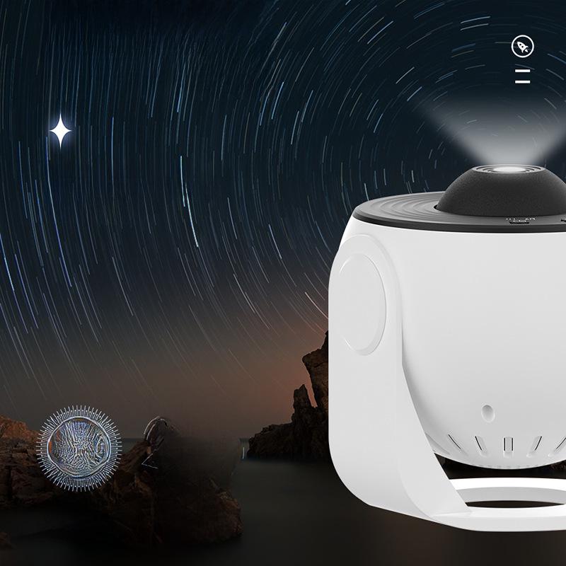 High-Definition Starry Sky Galaxy Projector Lamp - Creative Bedroom Atmosphere Light