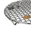 304 Stainless Steel BBQ Grill Net with Legs - Round and Square Options for Electric Stoves, Fire Pits, Roasting, Oil Draining, and Drying.