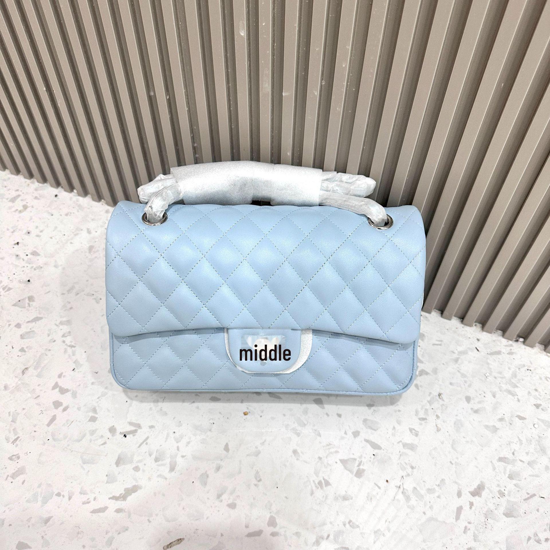 

Сумка-мессенджер Fang Pangzi CF Caviar Style Diamond Shoulder - натуральная кожа, женский дизайн Niche