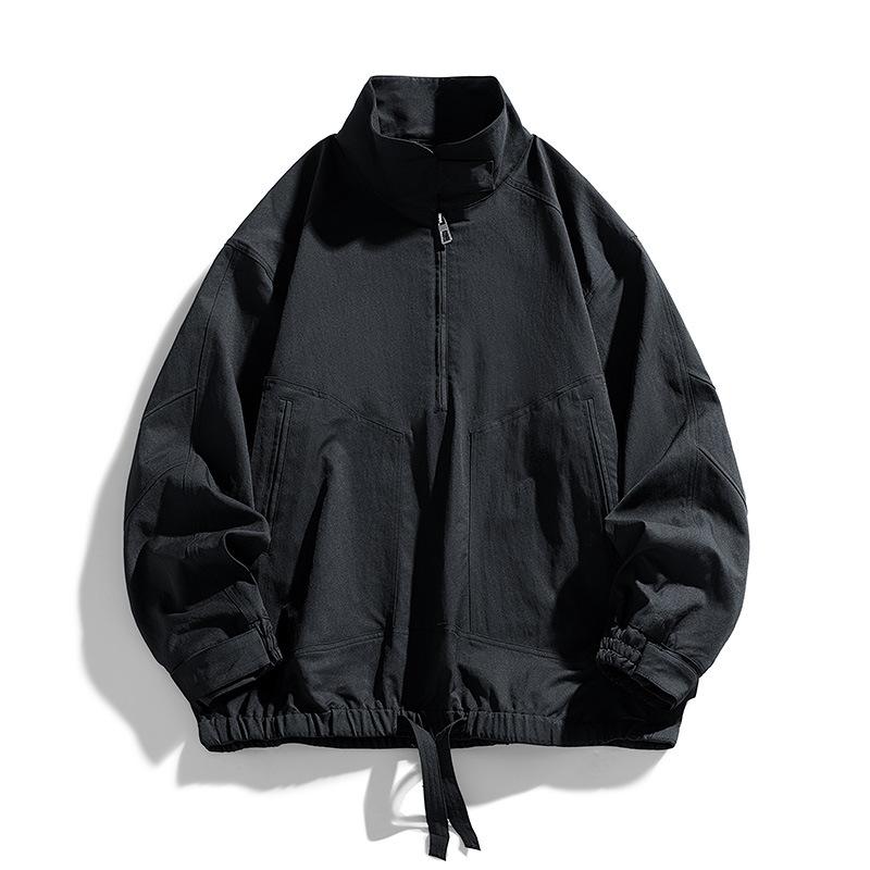 Outdoor men's American vintage jacket jacket jacket men's spring and autumn loose ins cargo jacket men