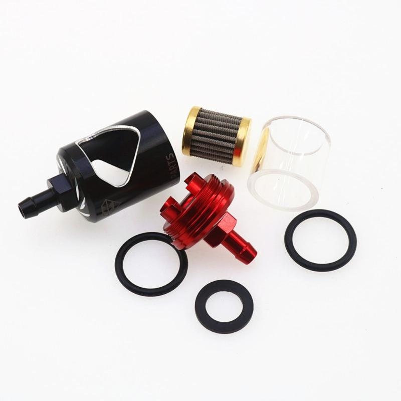 Filtr oleju motocyklowego 8mm Filtr paliwa z rdzeniem magnetycznym Filtr paliwa ze stali nierdzewnej Akcesoria motocyklowe
