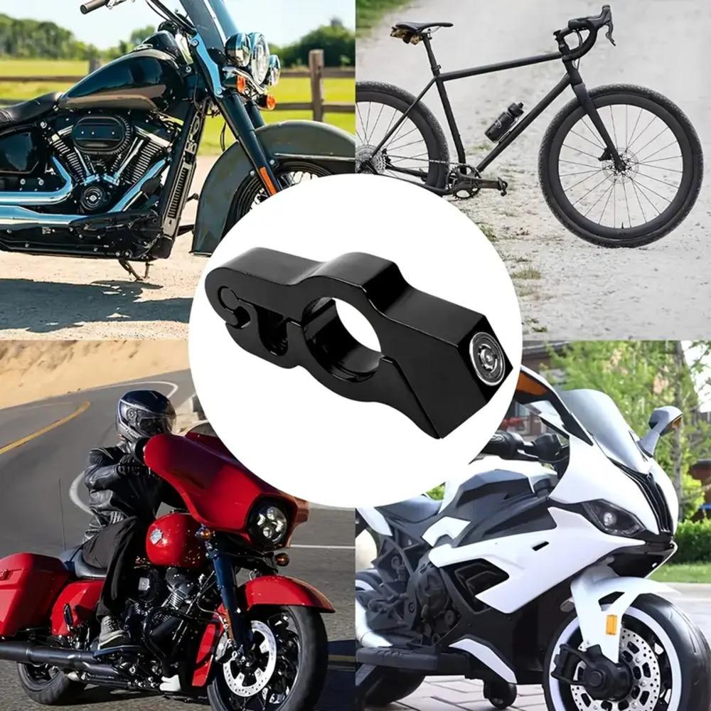 Motorcycle Grip Lock Security Safety Handlebar Handset Locking Fit Scooter ATV Dirt Street Bikes Anti Theft