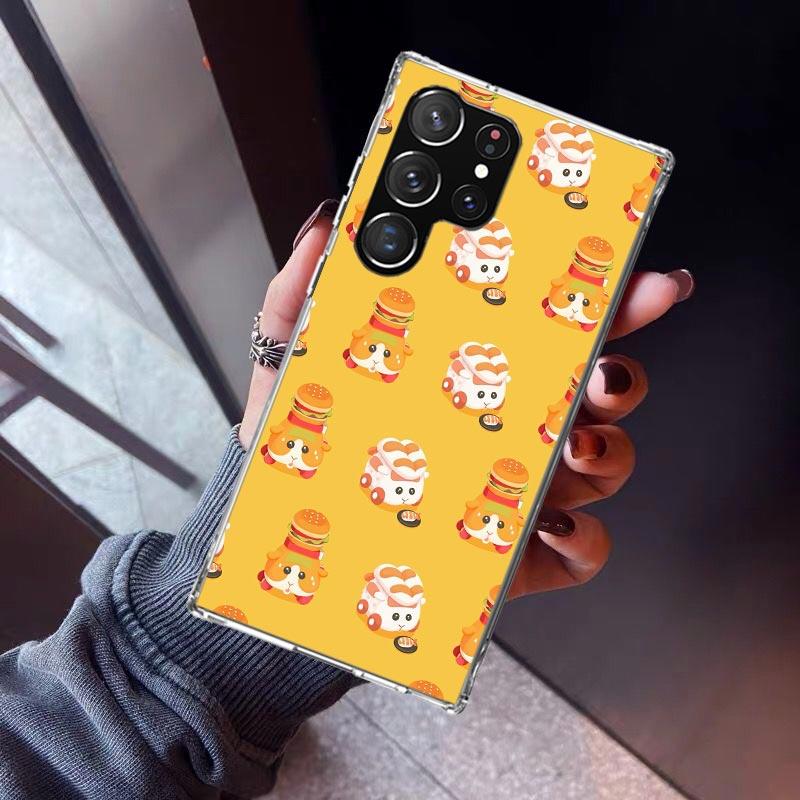 Cute PUI PUI MOLCAR Phone Case For Samsung Galaxy S23 S24 S25 Edge S26 Ultra S22 + S21 Plus S20 FE Cover Silicone Print Shell Ga