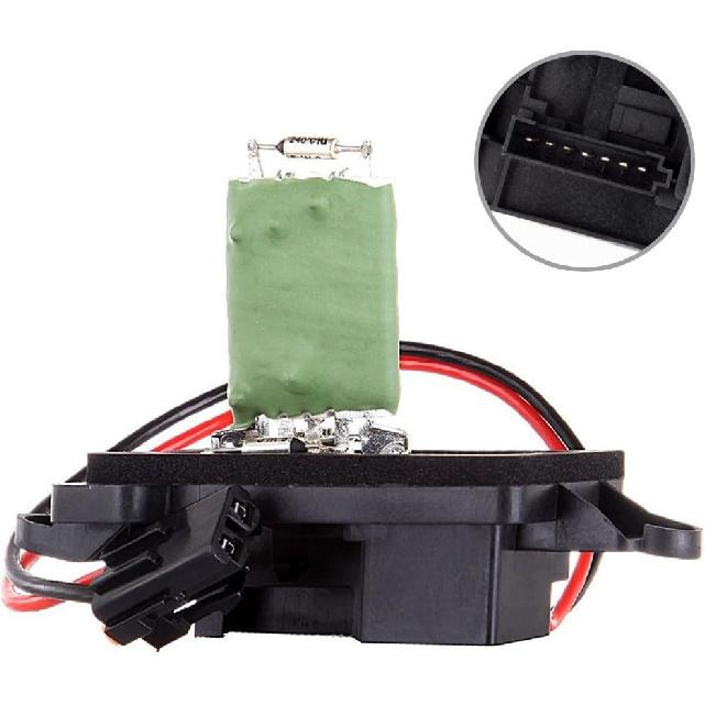 FAERSI 89019100 HVAC Fan Blower Motor Resistor Kit With Harness Replacement For 2002-2009 Chevy Trailblazer GMC Envoy, 2004-2007 Buick Rainier,