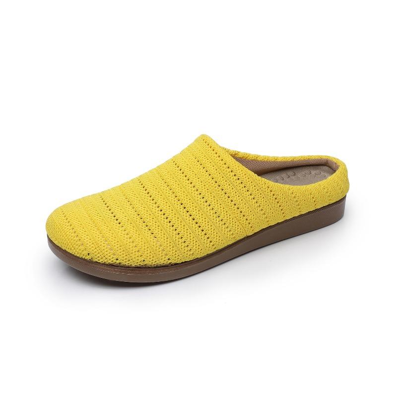 New Baotou Half Slippers Women's Summer Wear Retro Cool Slippers Home Soft-soled Beach Shoes