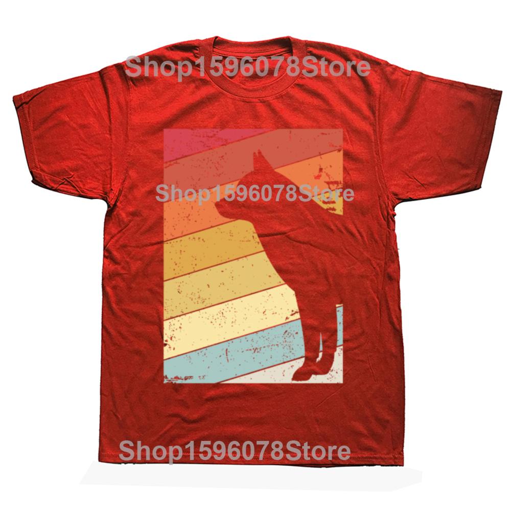 Funny Husky Graphic Retro Style Design T Shirts Tee Tops Round Neck Short-Sleeve Fashion Tshirt Clothing Casual Basic T-shirts