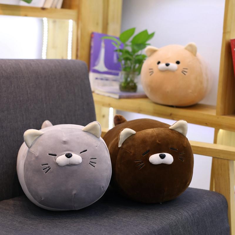 40/50cm Cute Shiba Inu Dog Cat Pig Plush Toy Stuffed Soft Kawaii Animal Pillow Lovely Gift