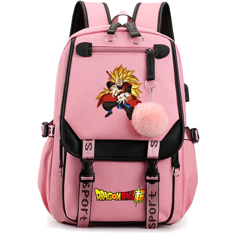Anime Dragon Ball Bag Large Capacity Backpack for Women Anti Theft Travel Bag Back To Schoolbag for Teenager Girl Laptop Bag Women Travel Bag Mochila