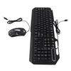 Wired Keyboard Mouse Combo 1200DPI RGB Light Ergonomic 104 Keys Aluminum Alloy Gaming Keyboard and Mouse Set for