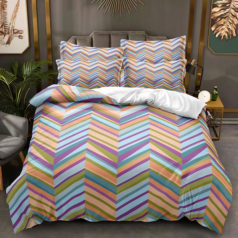 Fashion Technology Printing, 3D Digital Printing, Bedding, Duvet Covers, Pillowcases, Three-piece Sets
