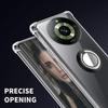 Ring Stand Soft Transparent Case For Realme 11 10 Pro Plus 5G 4G Phone Back Cover For Realme 11pro Bracket Holder Clear Airbag Protective Cases Shell