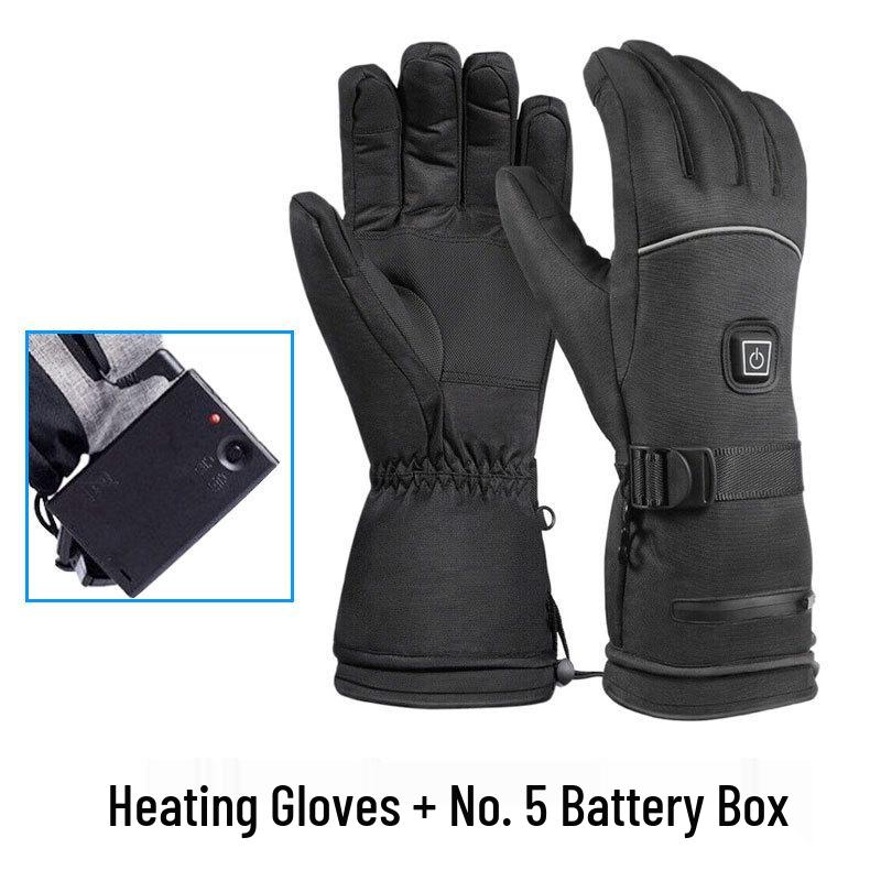 Electric Heated Winter Gloves for Skiing, Cycling, and Motorcycling – Touchscreen Compatible and Cold Protection