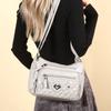 Women's Crossbody Bag Soft Leather Shoulder Bag Middle-Aged Mother Bag