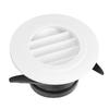 75mm Round Vent Cover ABS Slant Louver Vent Grille Cover for Indoor Ventilation System