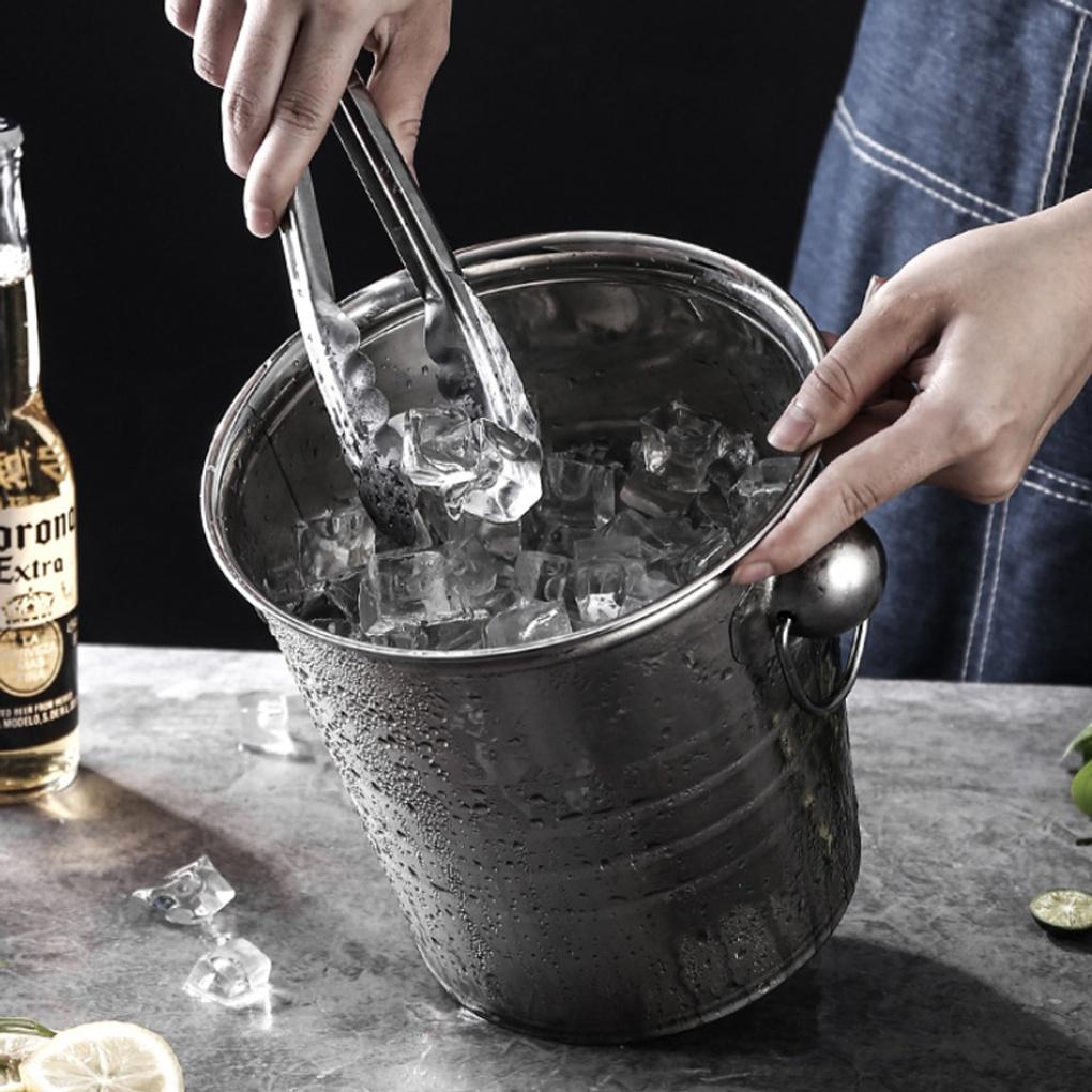 Stainless Steel Ice Bucket (5L) Wine Cooler Champagne Ice Bucket