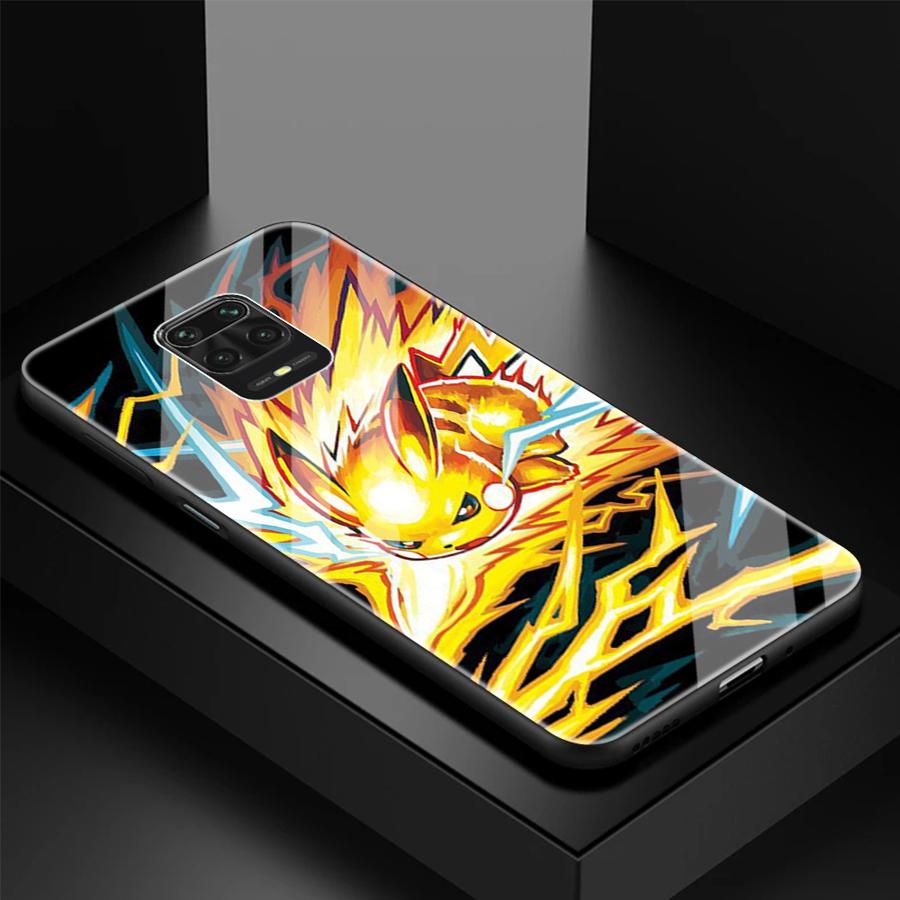Cute Pokemon Pikachu Luxury Phone Cover Glass Case for Xiaomi Redmi Note 15 14 Pro 10 A2 Plus 13 12S A5 12 10S A1 11