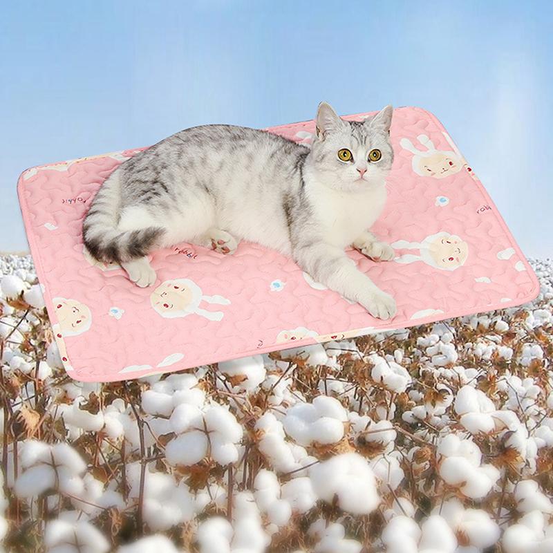 The  Pet Sleeping Mat Is Cool And Comfortable In Summer. It Is Suitable For Large, Medium And Small Cats And Dogs To Sleep In