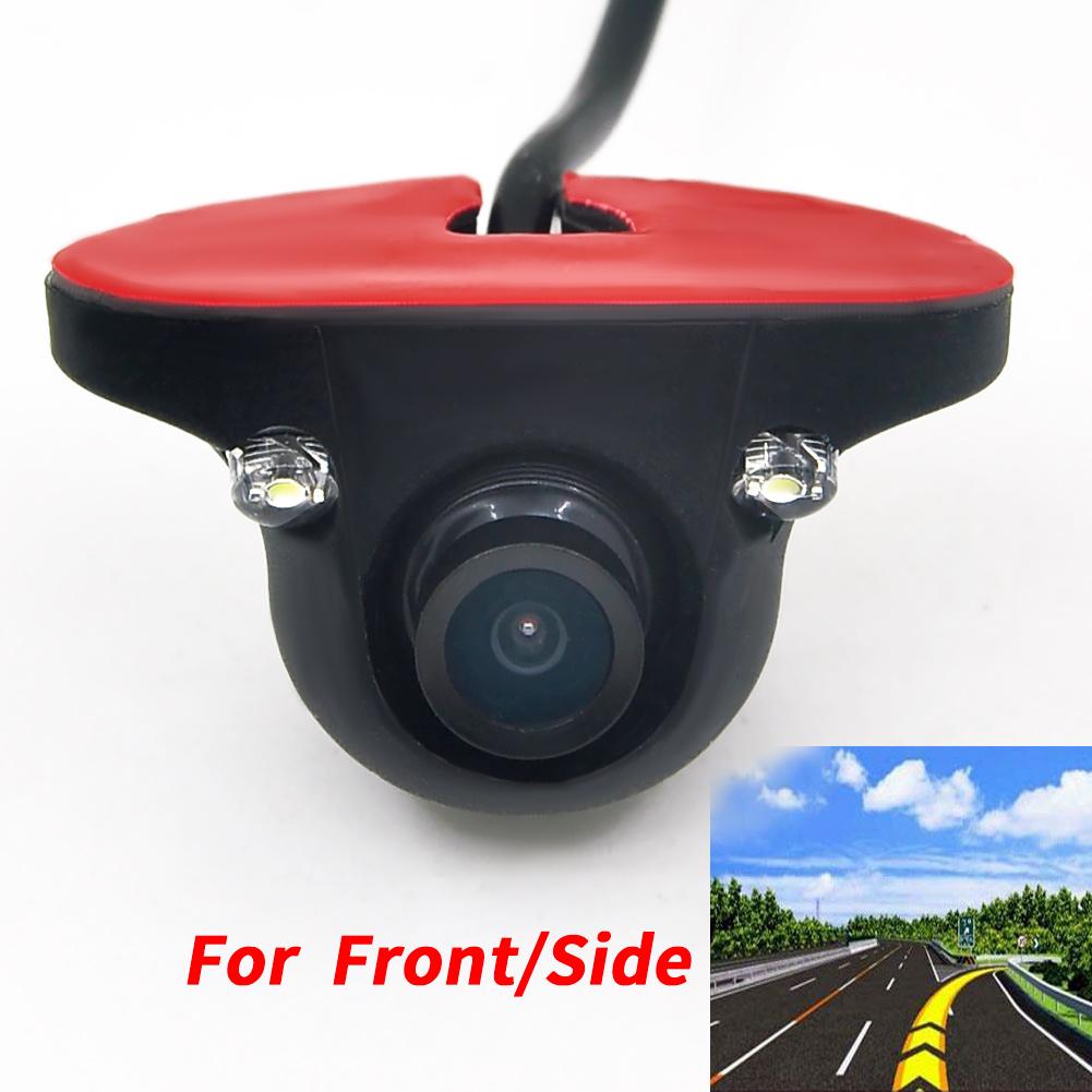 Mini CCD Night 360 Degree Car Rear View Camera Front Camera Front View Side Reversing Backup Camera 2 LED Front Side Camera