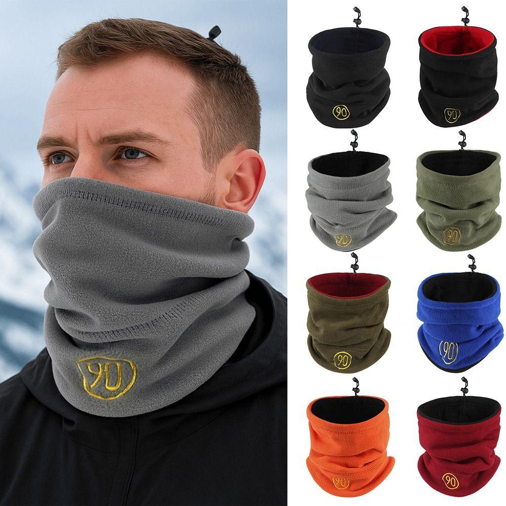 Tube Design Ski Tube Scarf Fleece Half Face Cover Winter Outdoor Sports Scarves Outdoor Activities